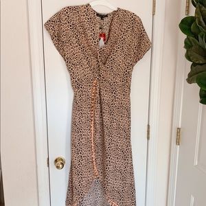 America and Beyond dress with pom trim size M